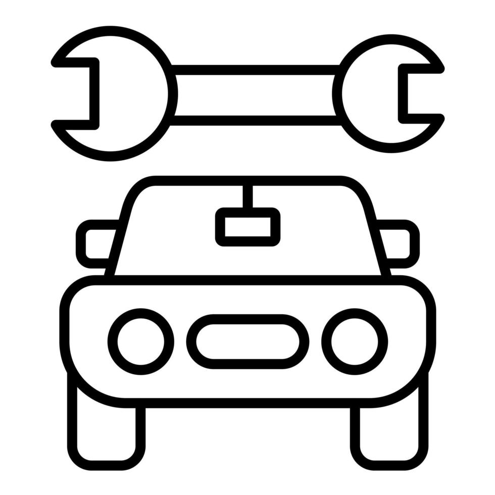 auto servizio vettore icona