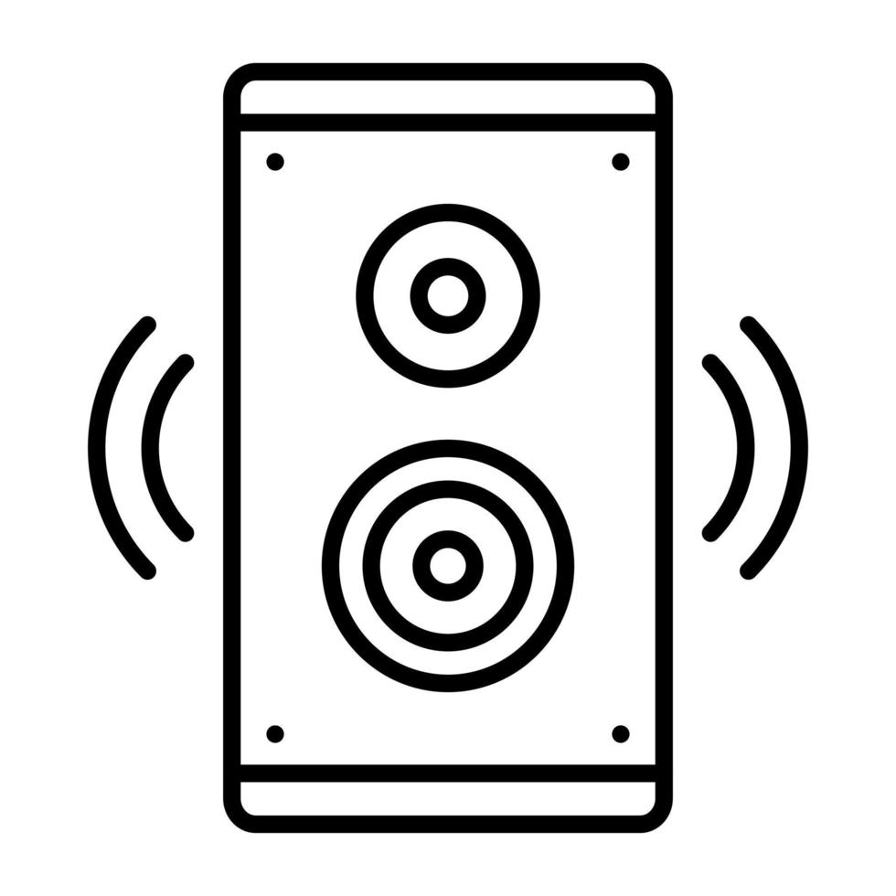 suono sistema vettore icona