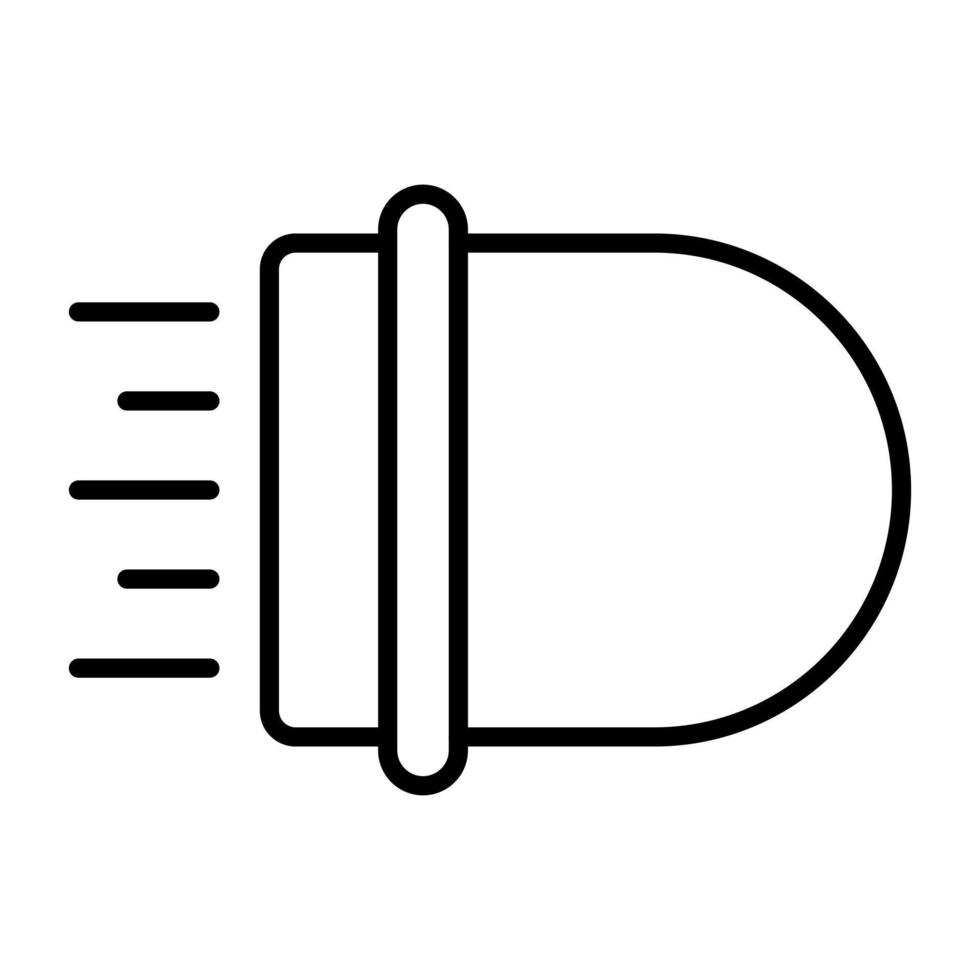 indicatore lampada vettore icona