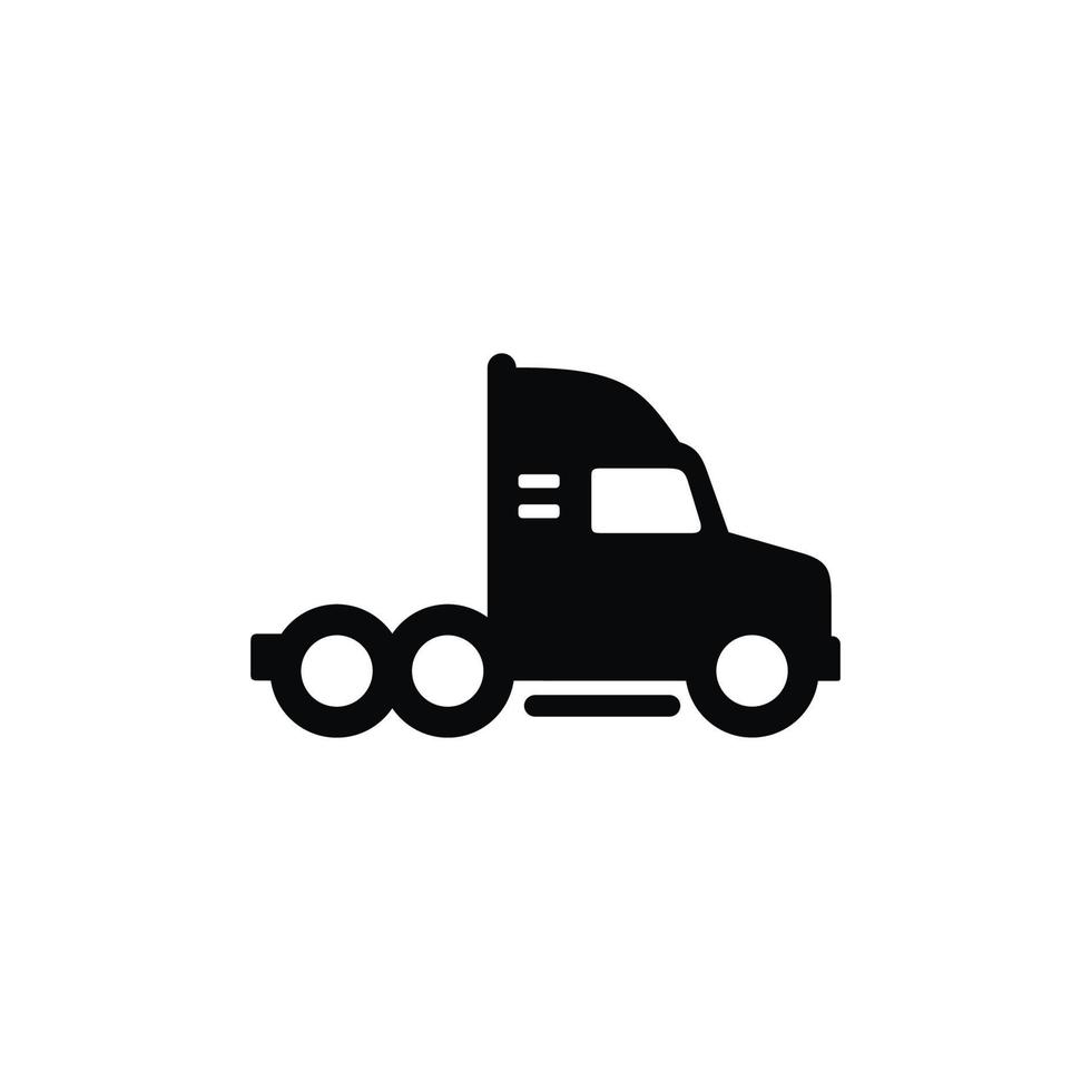 camion icona isolato su bianca sfondo vettore