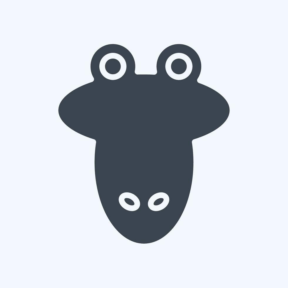 icona alligatore. relazionato per animale testa simbolo. semplice design modificabile. semplice illustrazione vettore