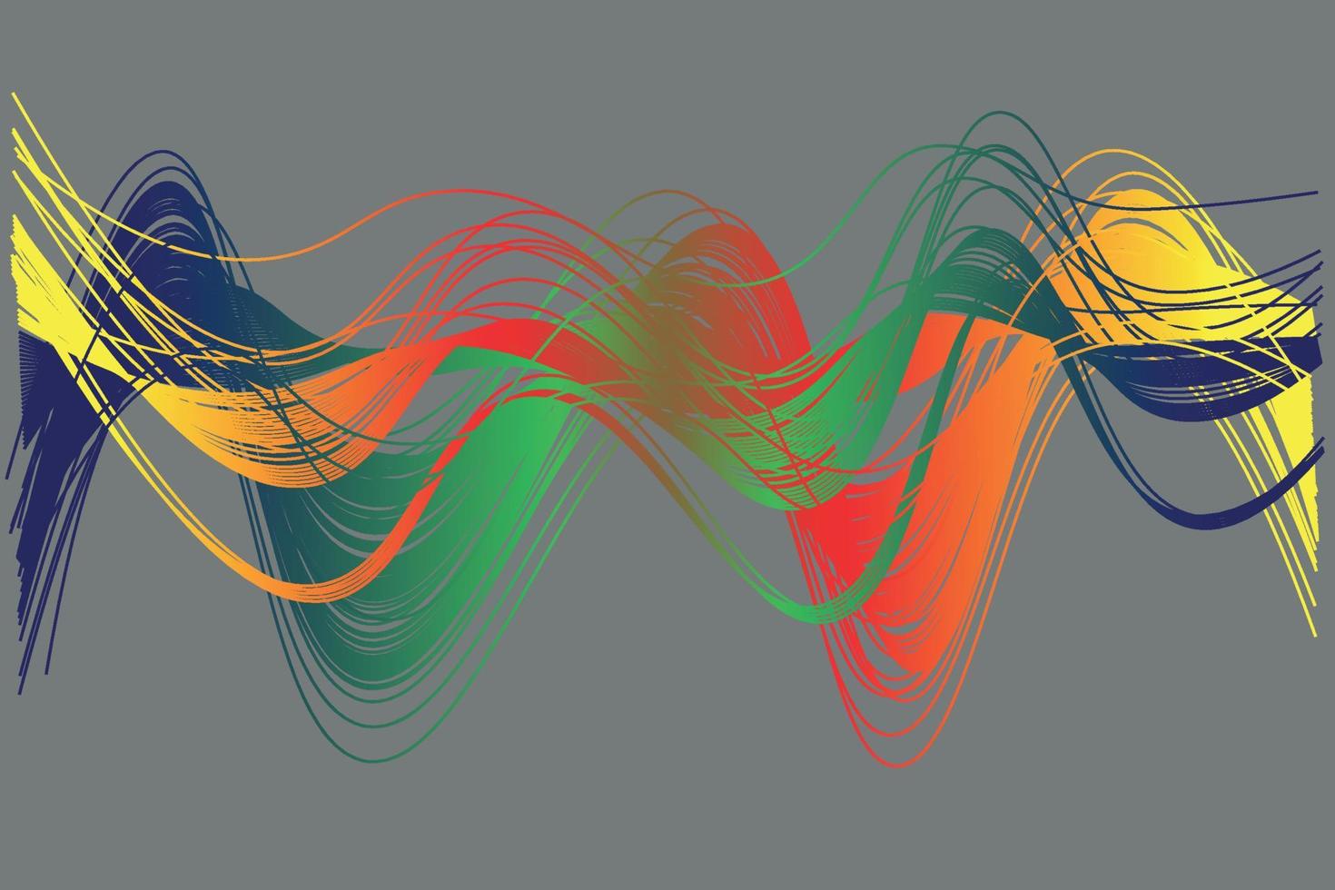 semplice astratto sfondo. colorato astratto onda Linee. Fumo effetto. fluido astratto onda. vettore