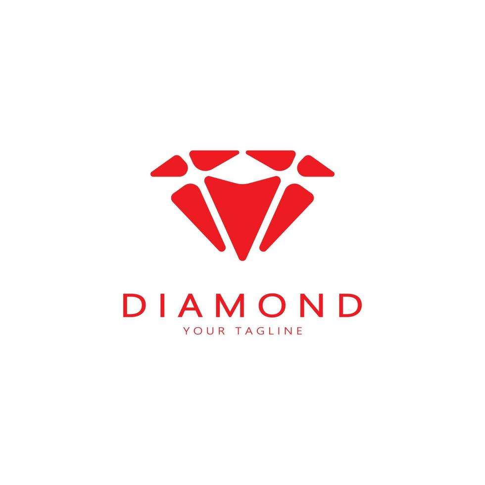 semplice diamante astratto logo, per affari, distintivo, gioielli negozio, oro negozio, applicazione, vettore