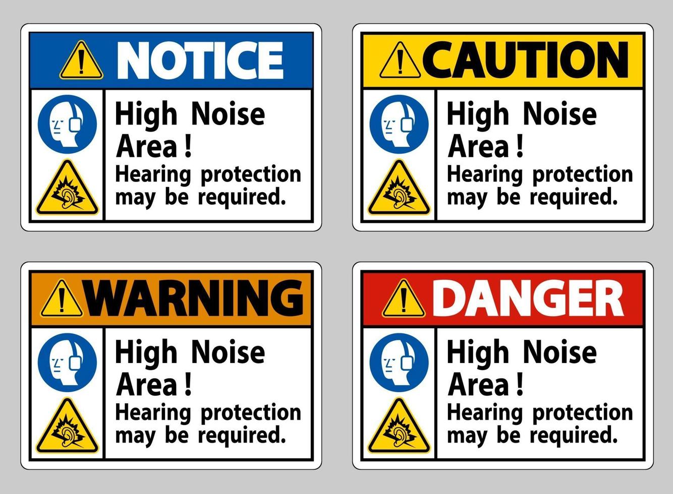 Potrebbe essere necessaria una protezione dell'udito per aree ad alto rumore vettore