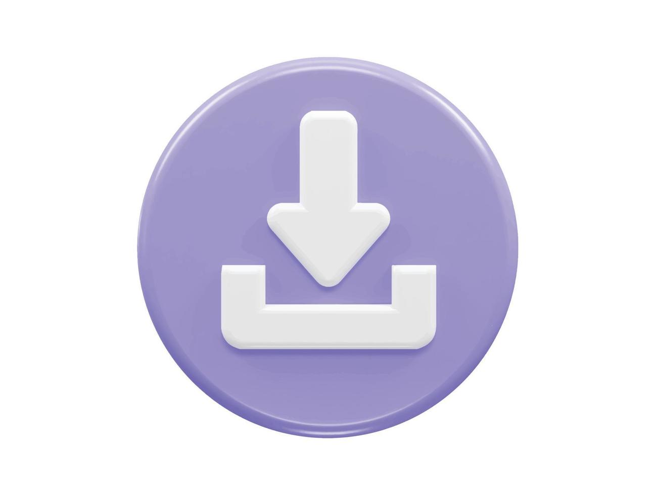 Scarica icona 3d rendere vettore illustrazione
