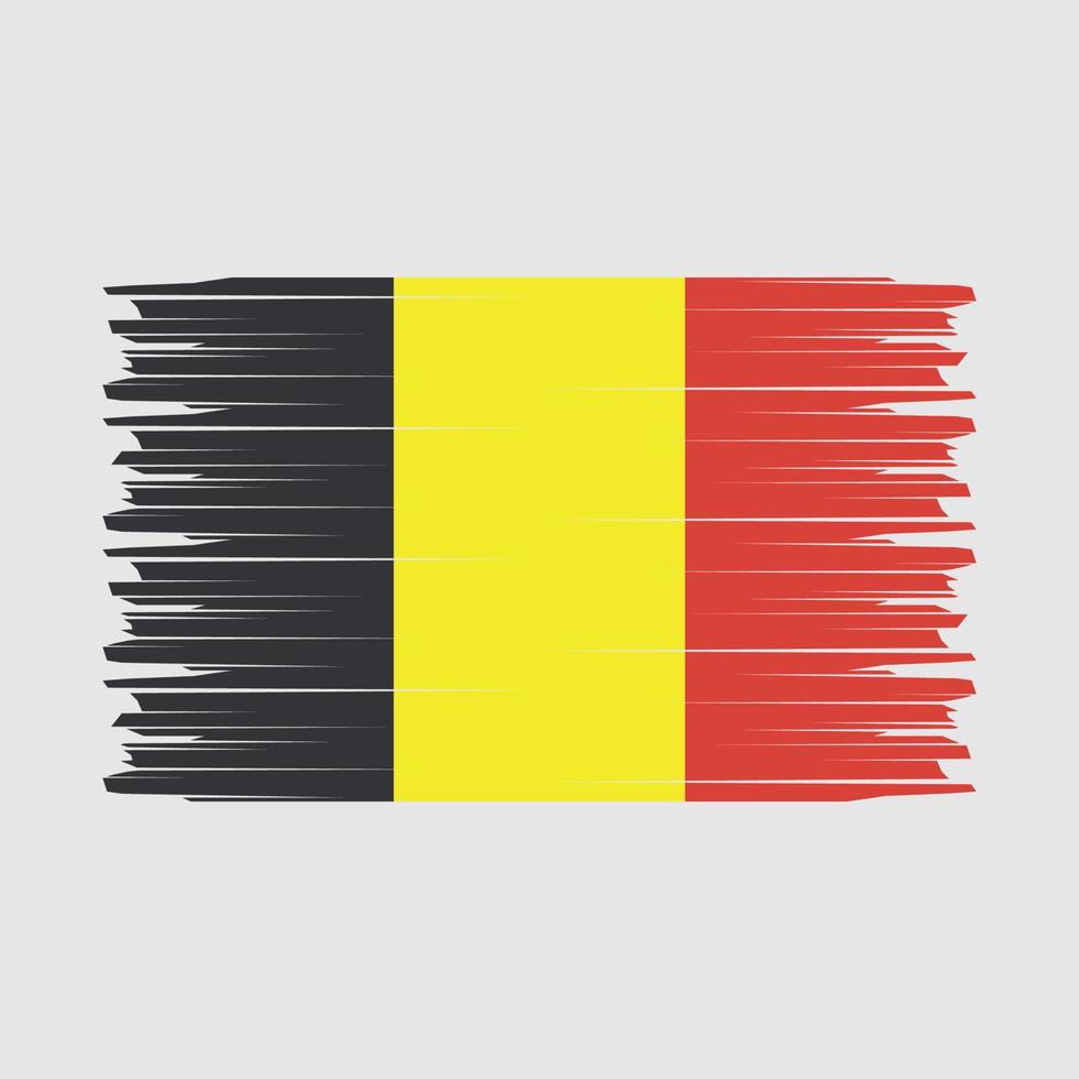 Belgio bandiera spazzola vettore