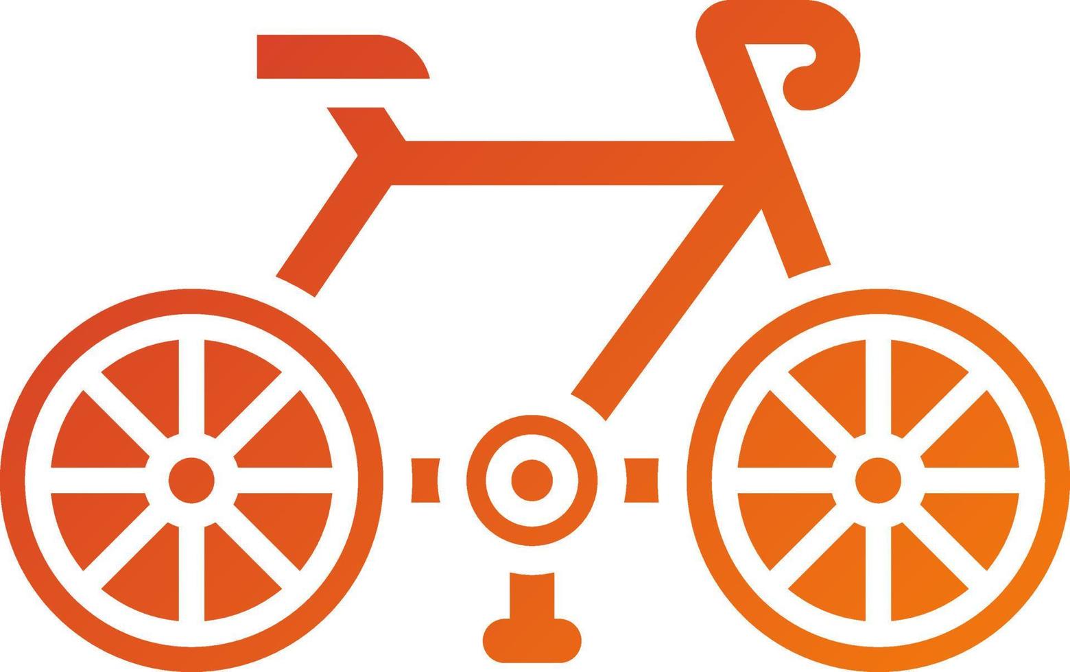 bicicletta icona stile vettore