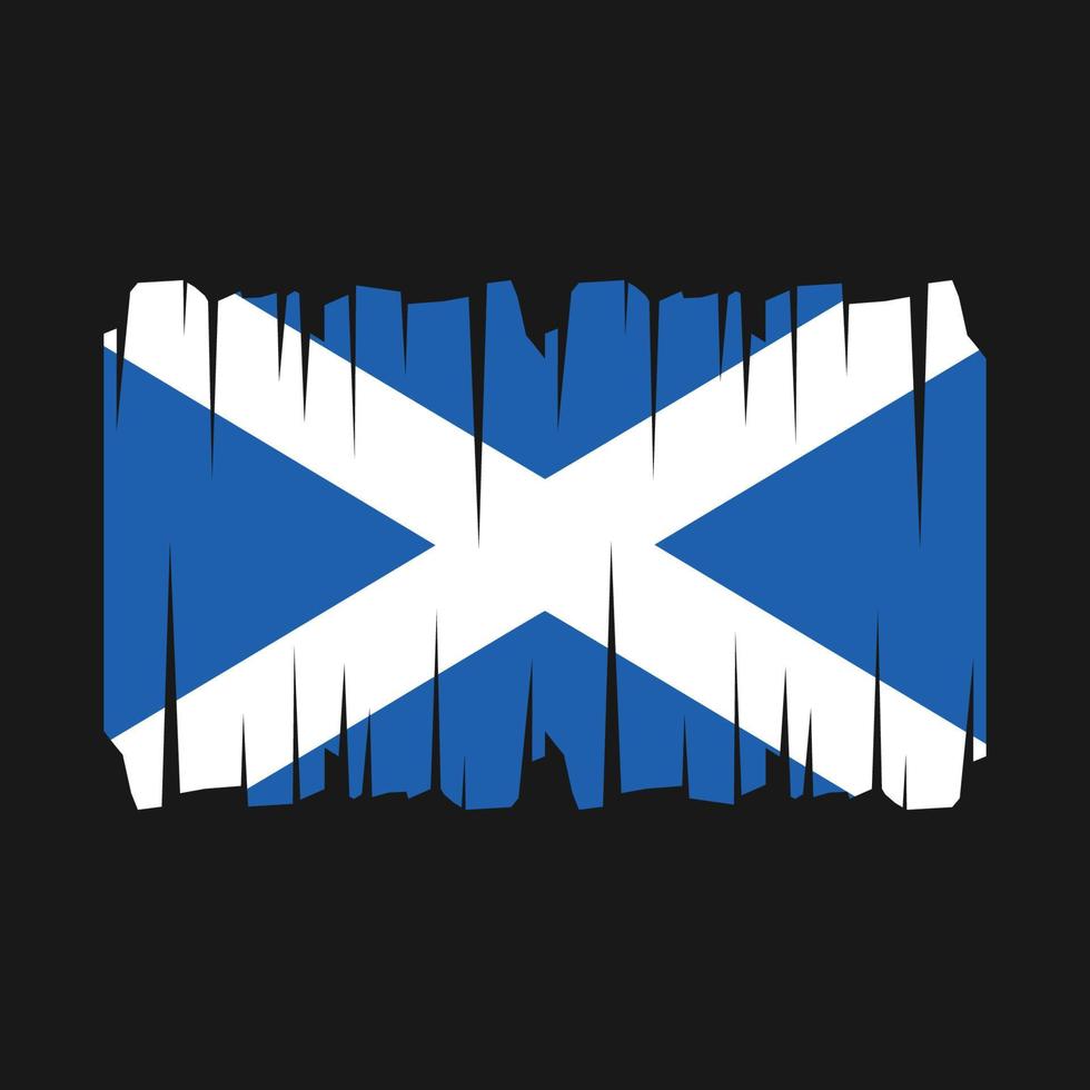 vettore di bandiera della scozia