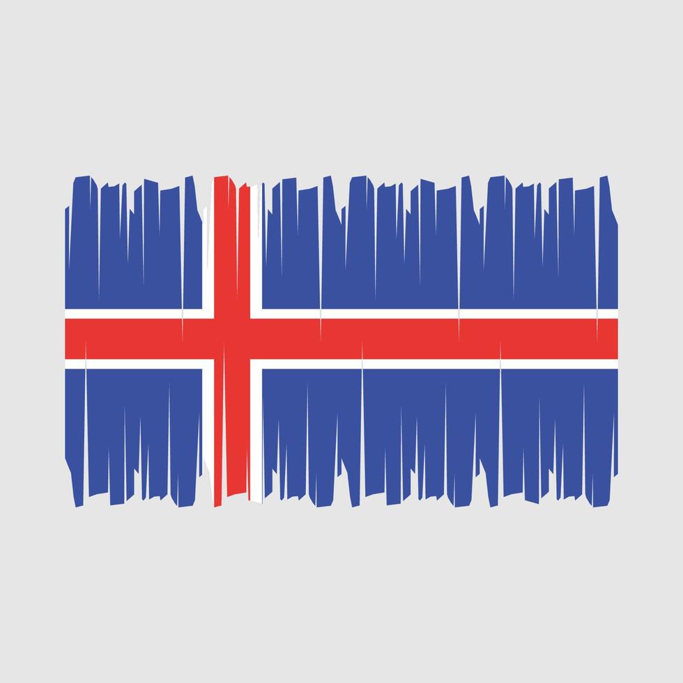 vettore bandiera islanda