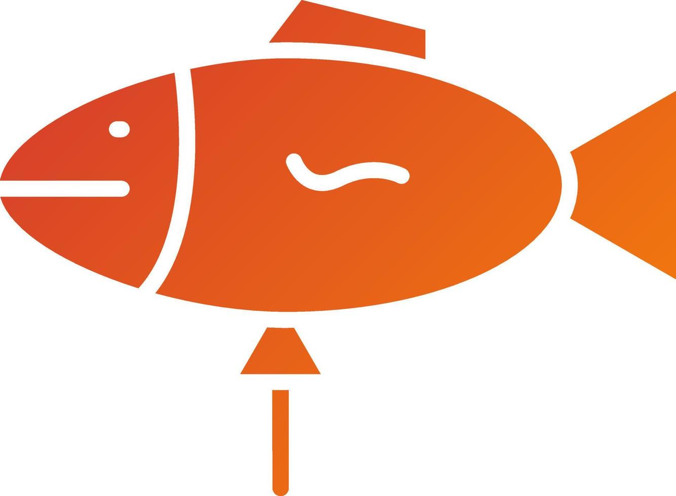 pesce Palloncino icona stile vettore