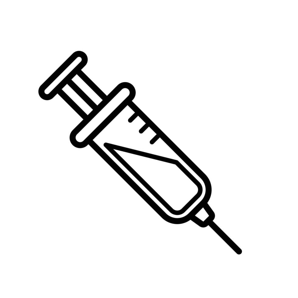 modello di disegno vettoriale icona siringa