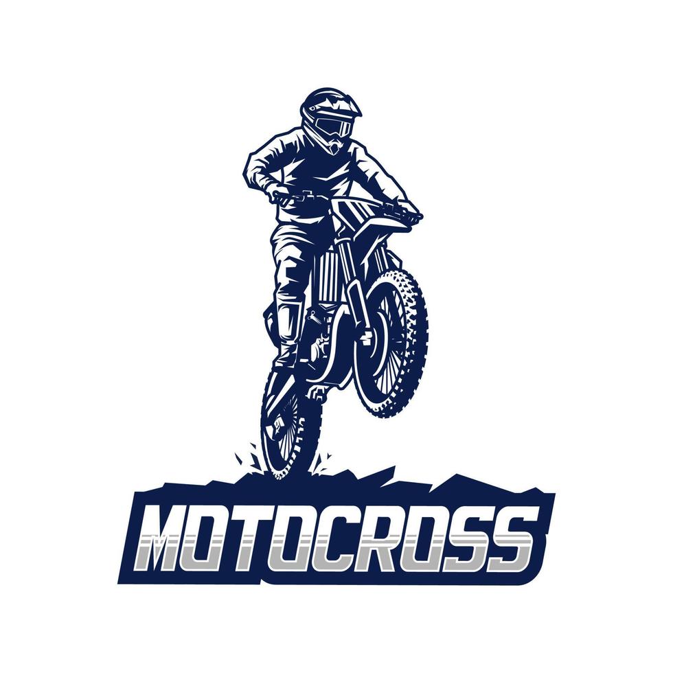 vettore logo motocross