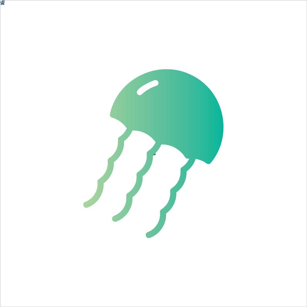 Medusa icona con isolato Vektor e trasparente sfondo vettore