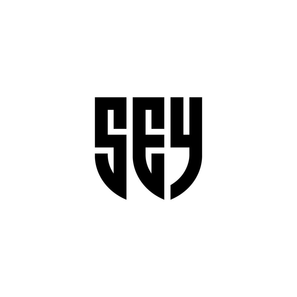 sey lettera logo design nel illustrazione. vettore logo, calligrafia disegni per logo, manifesto, invito, eccetera.