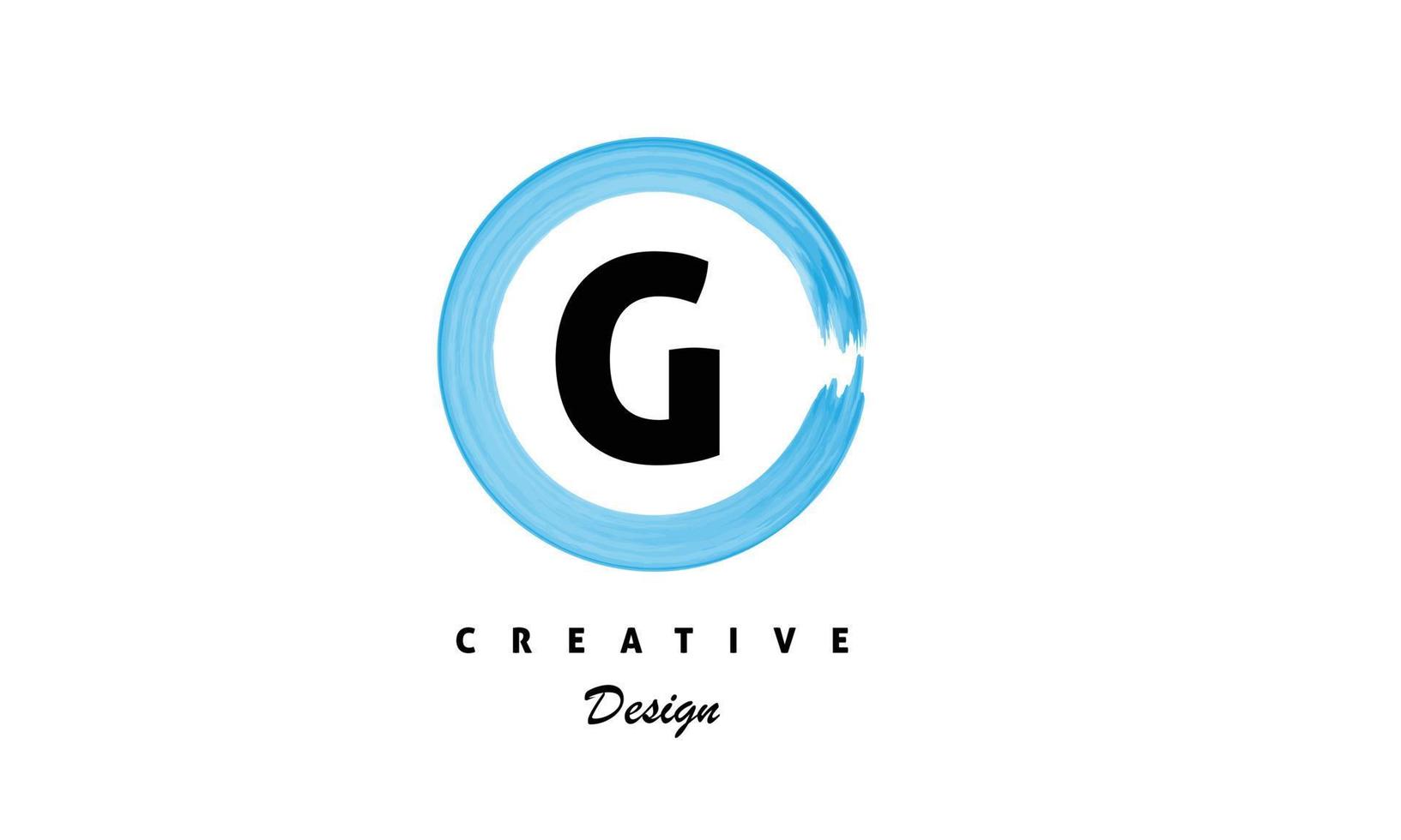 g alfabeto lettera logo acqua colore simbolo creativo di moda logo design vettore