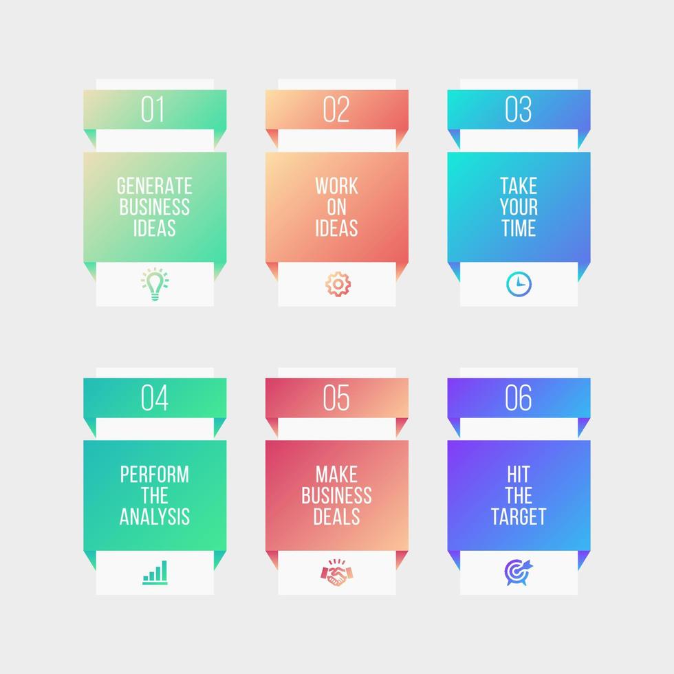 attività commerciale Infografica modello, processi diagramma, flusso di lavoro, elementi elenco, passi, opzioni vettore