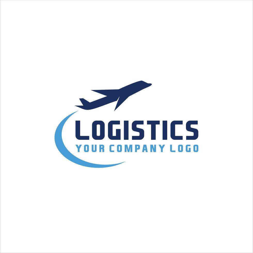 logistica mezzi di trasporto logo vettore, veloce consegna concetto icona. semplice uno colorato shopping elemento illustrazione. vettore