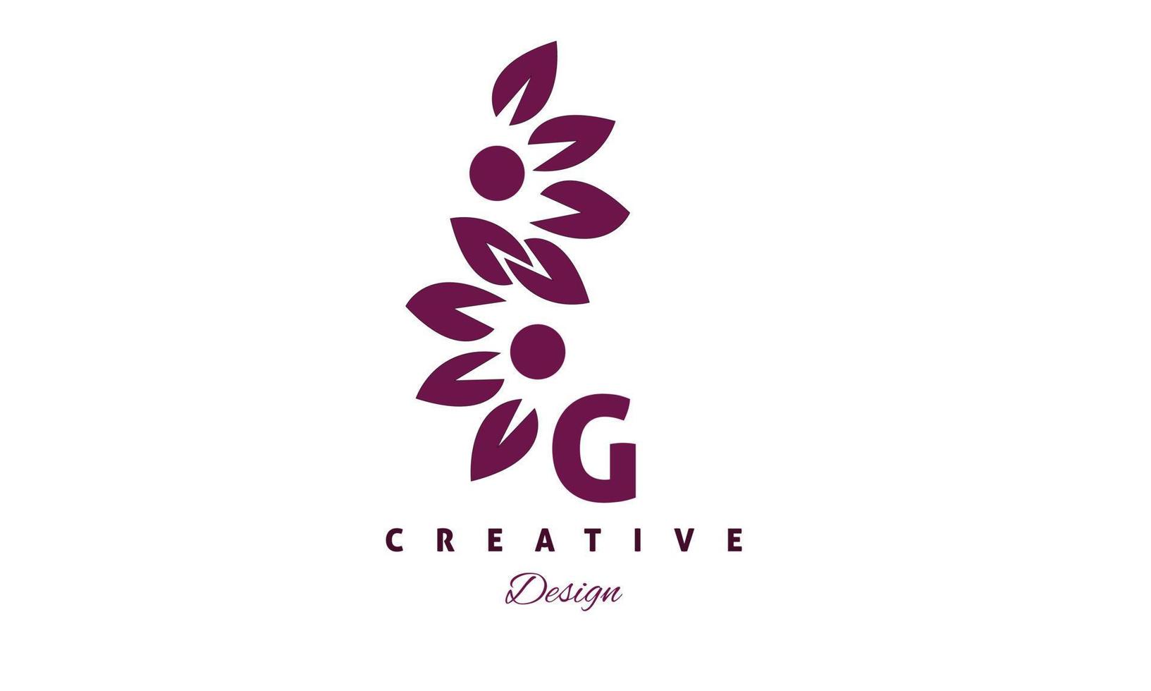 g alfabeto lettera logo acqua colore simbolo creativo di moda logo design vettore