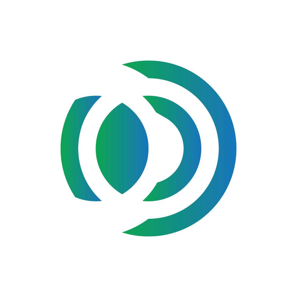 cerchio logo monogramma logo cerchio design logo unico logo vettore