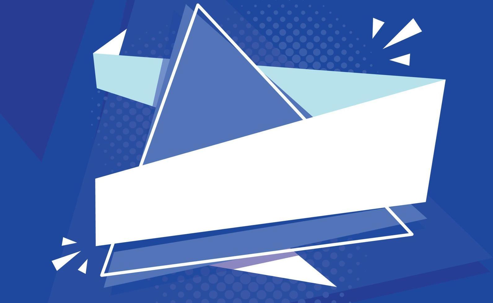 blu triangolo background.flash vendita sfondo.banner testo scatola vettore illustrazione