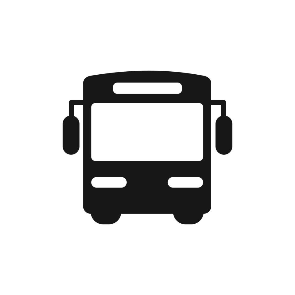autobus icona isolato su bianca sfondo vettore