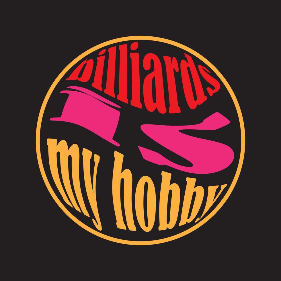 biliardo logo design vettore