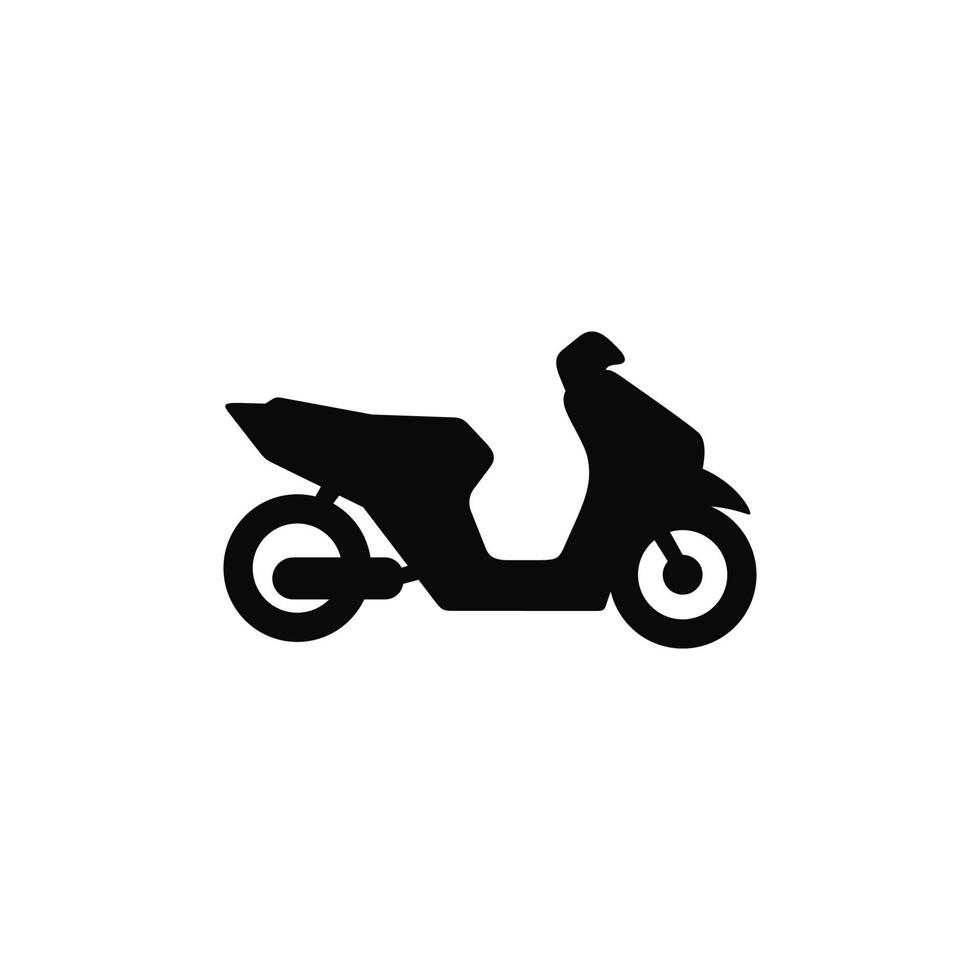 motocicletta icona isolato su bianca sfondo vettore
