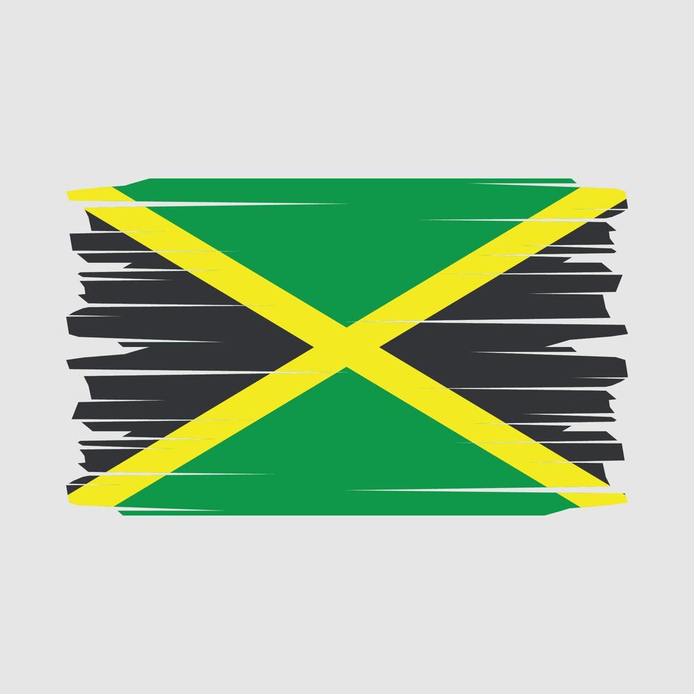 jamaicaflag spazzola vettore