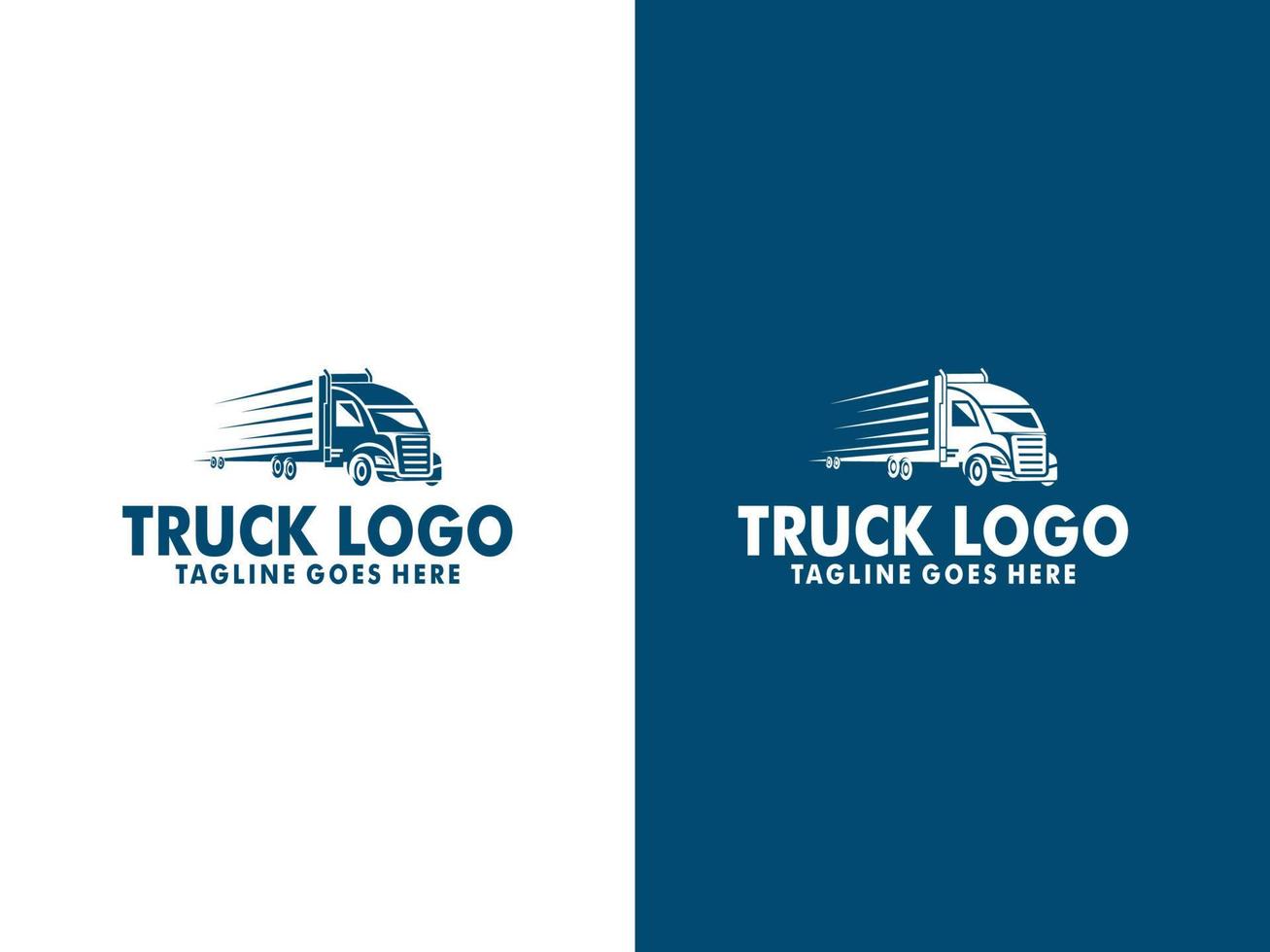 camion logo design vettore. camion carico, logistica, consegna logo modello vettore