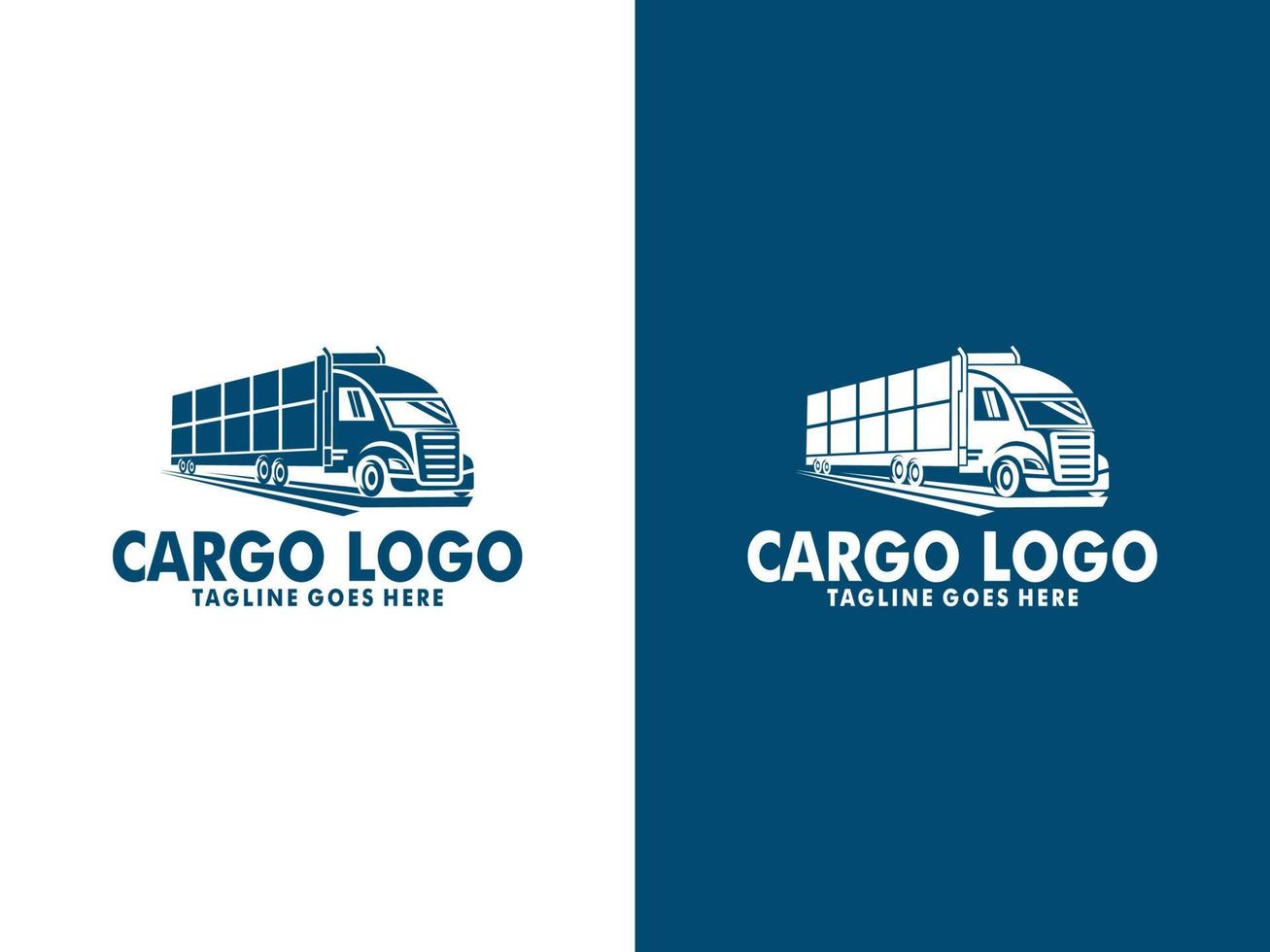 camion logo design vettore. camion carico, logistica, consegna logo modello vettore