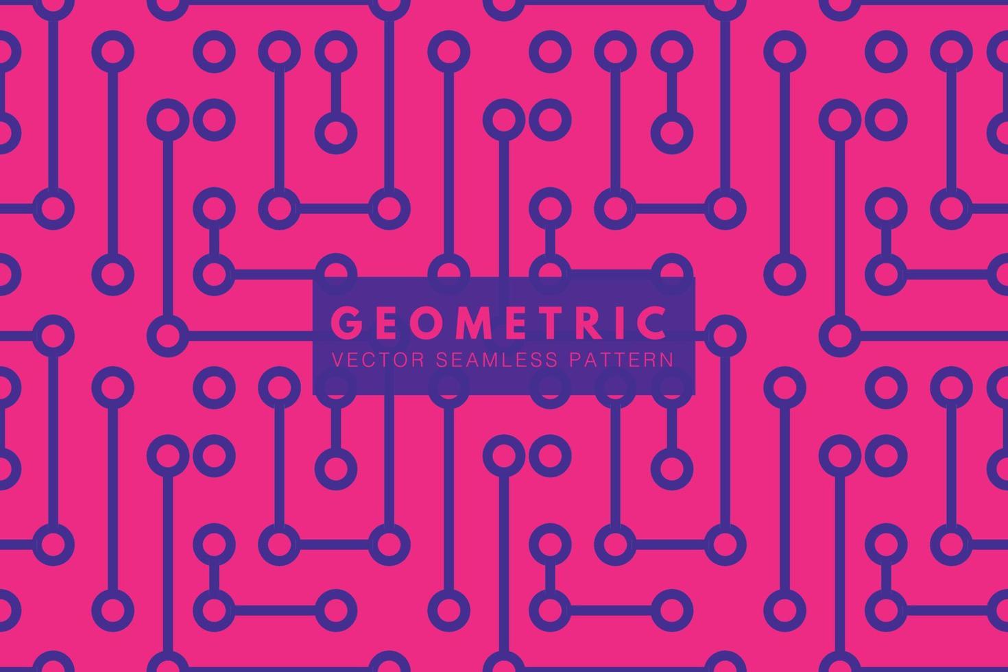 cerchi e Linee geometrico forme vettore ripetendo senza soluzione di continuità modello