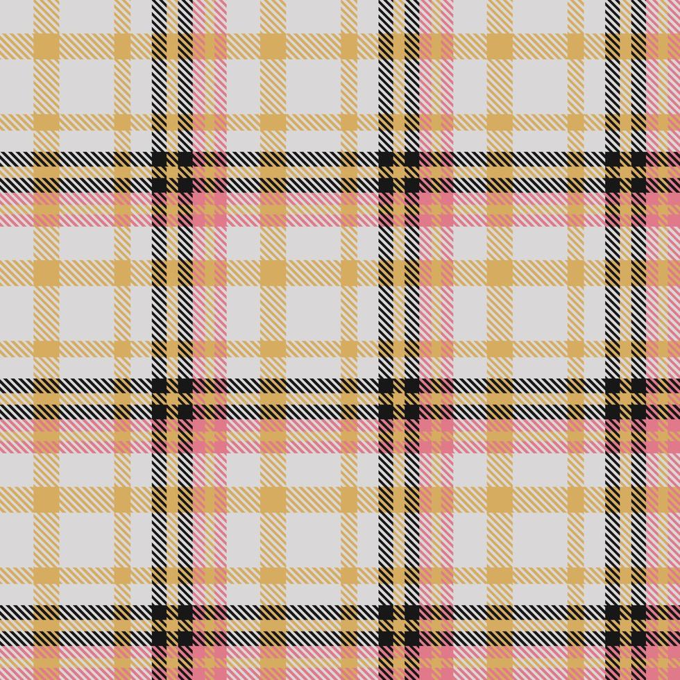 plaid tartan modello senza soluzione di continuità tessile è fatto con alternato bande di colorato pre tinti discussioni intrecciata come tutti e due ordito e trama a giusto angoli per ogni Altro. vettore