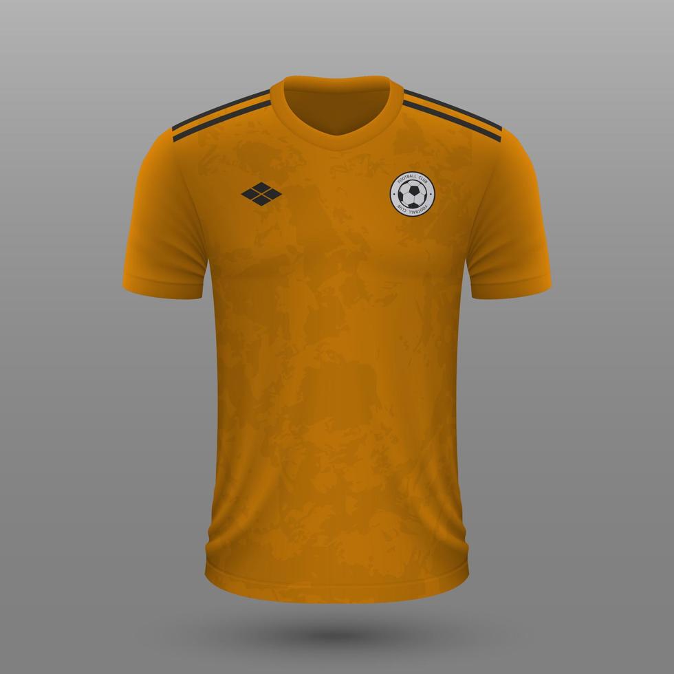 realistico calcio camicia , Galles lontano maglia modello per calcio kit. vettore