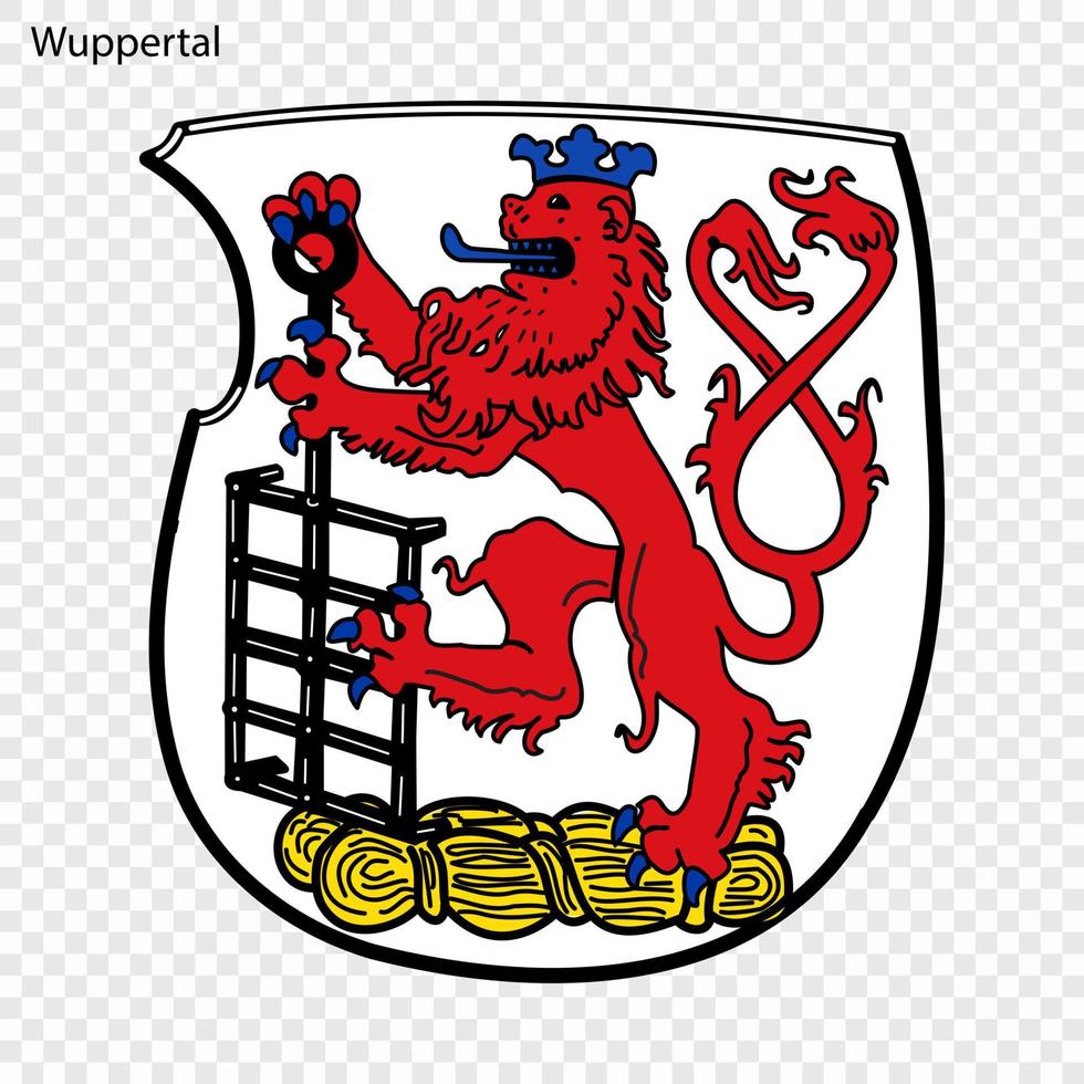 emblema di wuppertal vettore