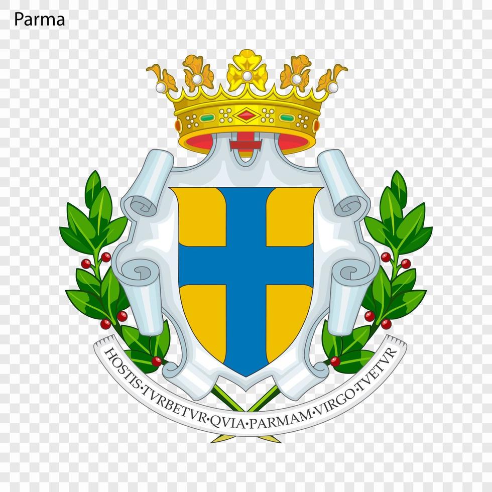 emblema di Parma. vettore