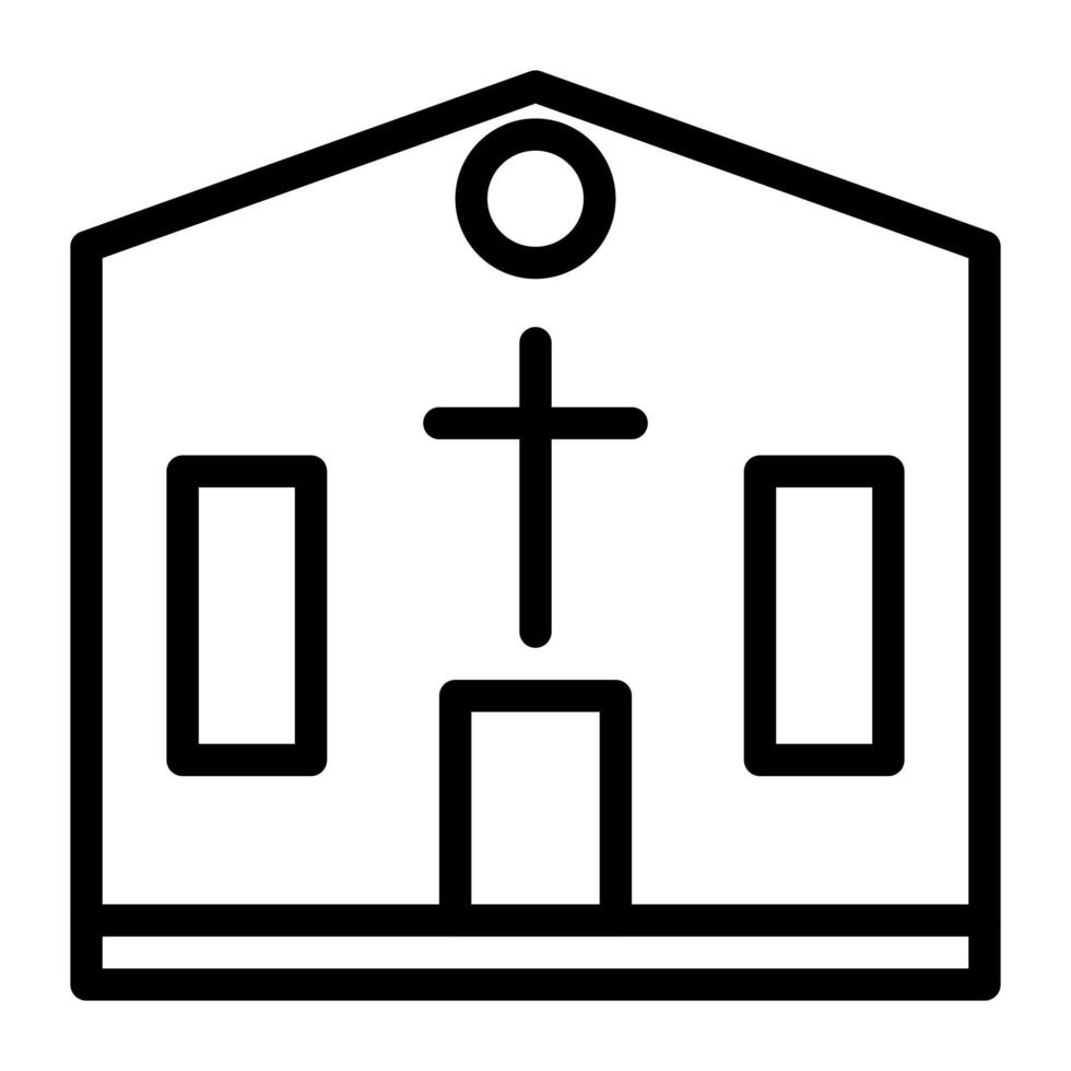 Cattedrale icona schema stile Pasqua illustrazione vettore elemento e simbolo Perfetto.