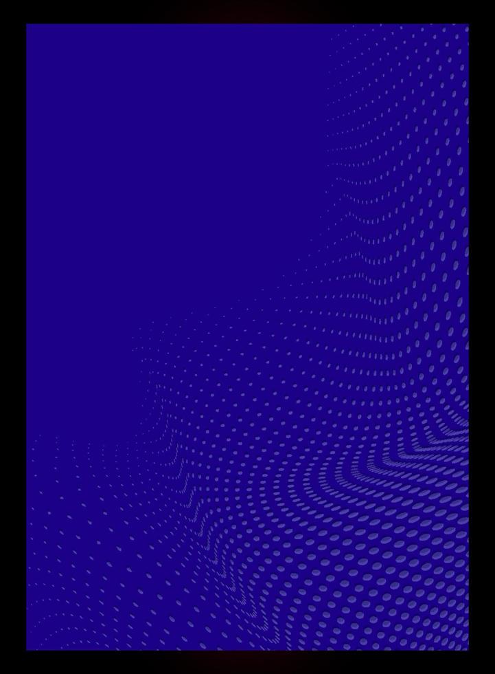 astratto dinamico ondulato linea tratteggiata struttura ,scuro blu sfondo con copia spazio. moderno futuristico semplice puntini modello. vettore illustrazione