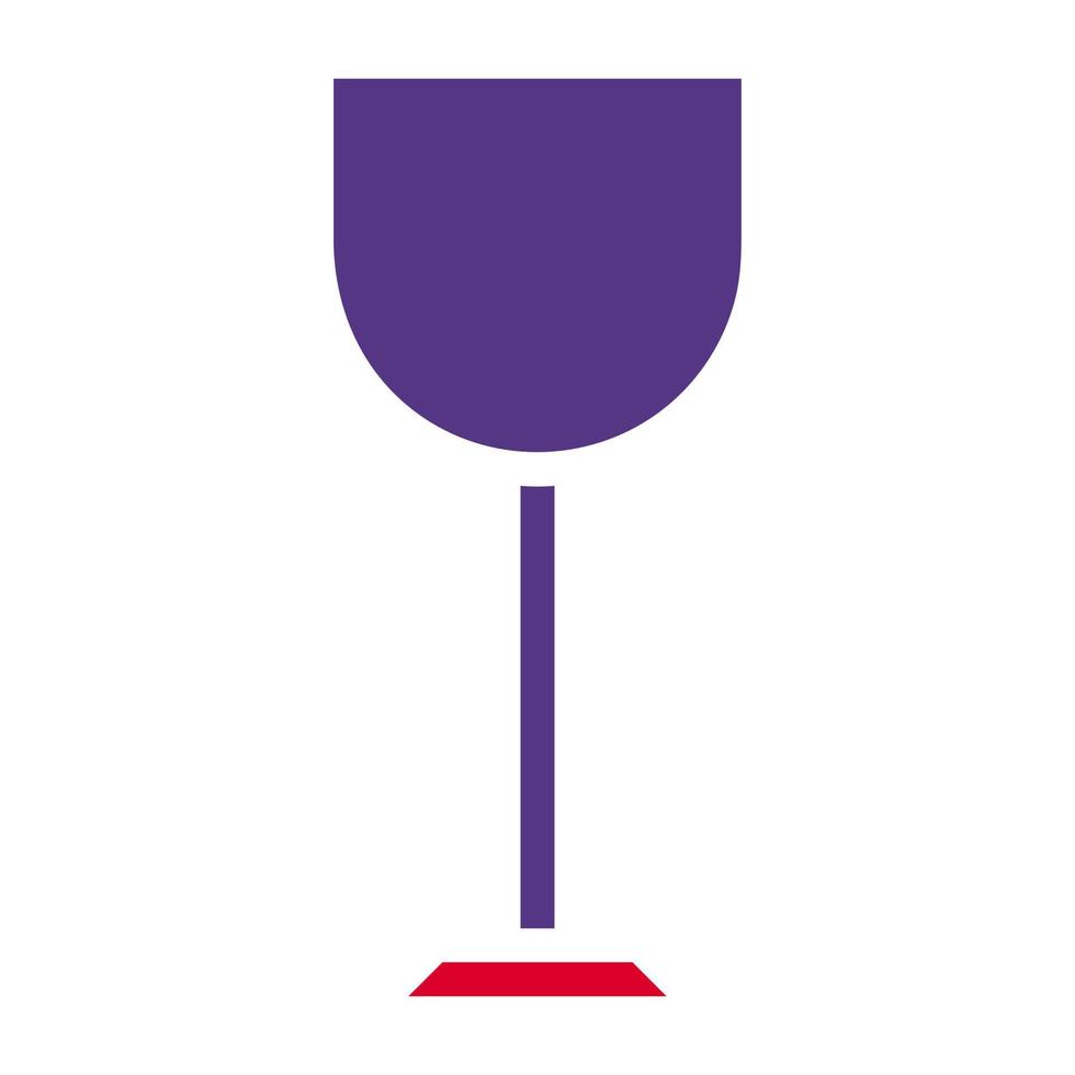 vino icona solido rosso viola stile Pasqua illustrazione vettore elemento e simbolo Perfetto.