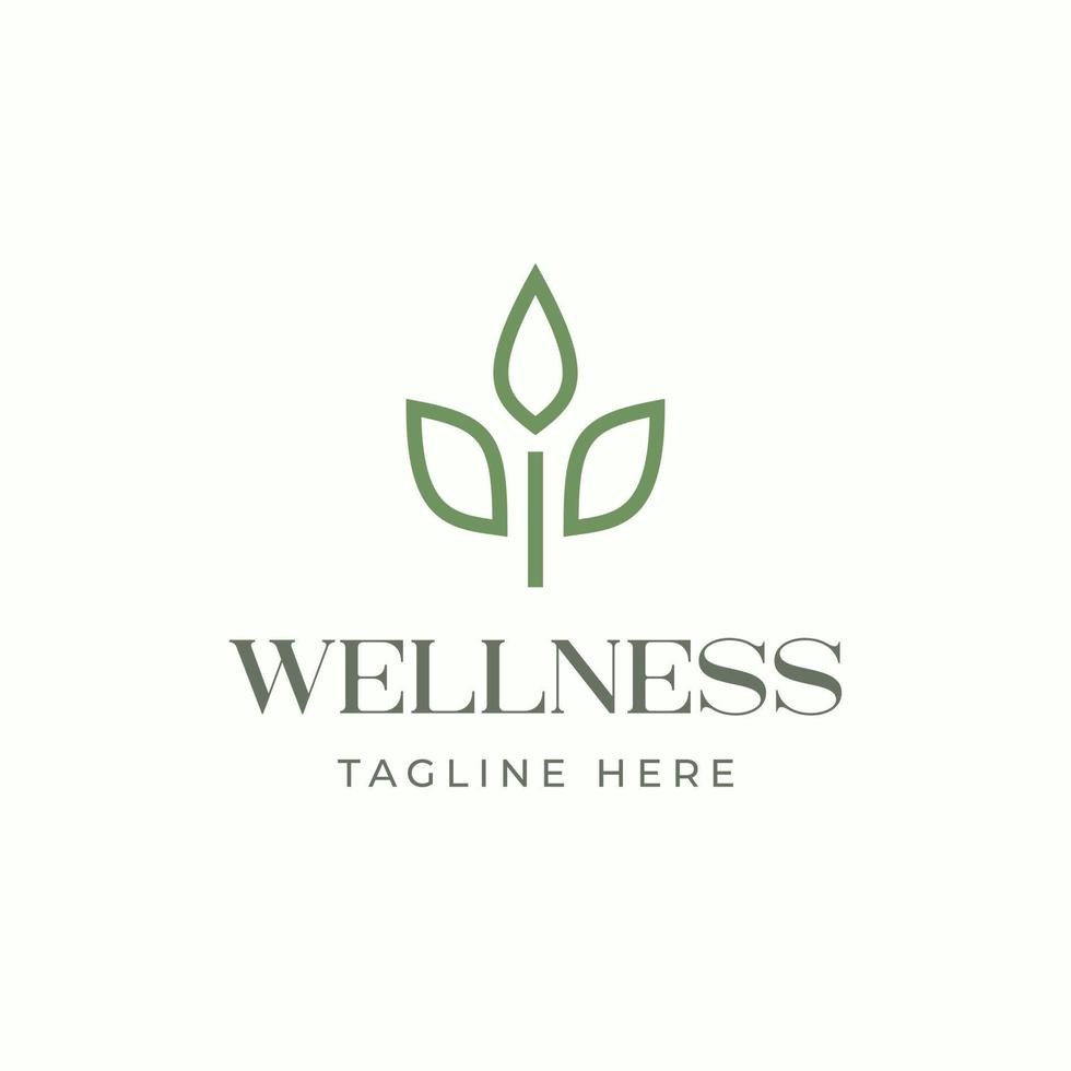 benessere logo design modello. schema salutare icona. utilizzabile per natura, cosmetici, assistenza sanitaria, terme e bellezza logo. vettore