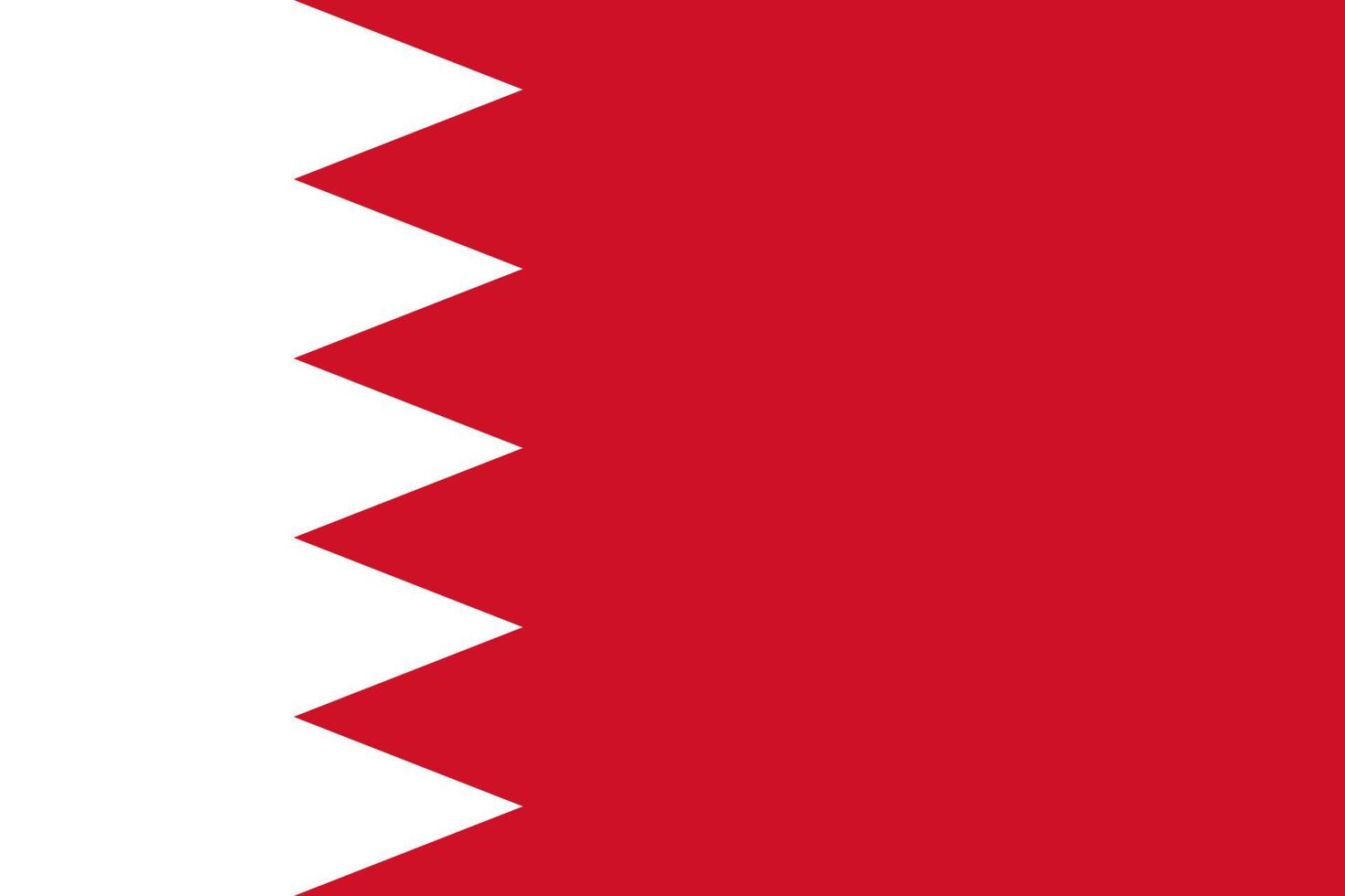 semplice carta geografica bahrain vettore
