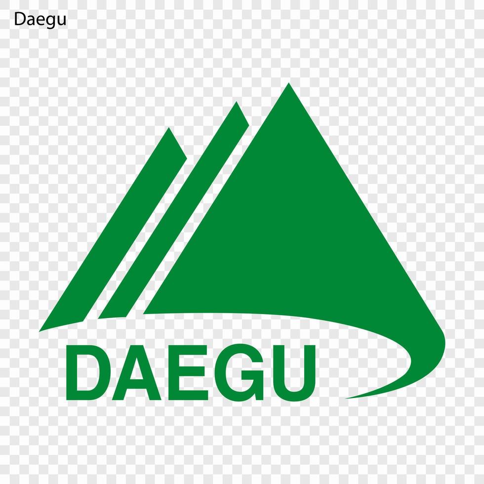 emblema di daegu vettore