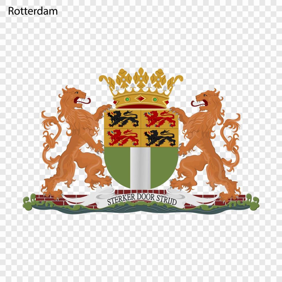 emblema di rotterdam vettore