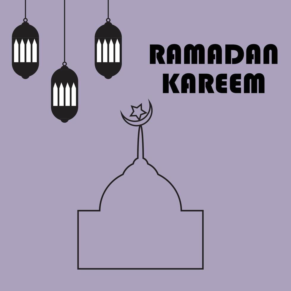 Ramadan kareem. Ramadan mubarok vettore arte. musulmano Ramadan mubarok. Ramadan mubarok illustrazione.