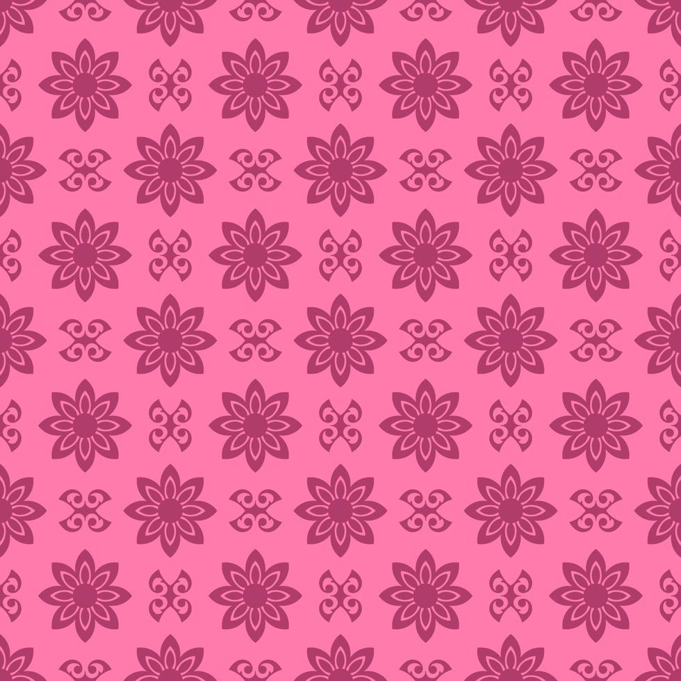 semplice Vintage ▾ modello . rosa sfondo. piccolo bianca fiori. vettore