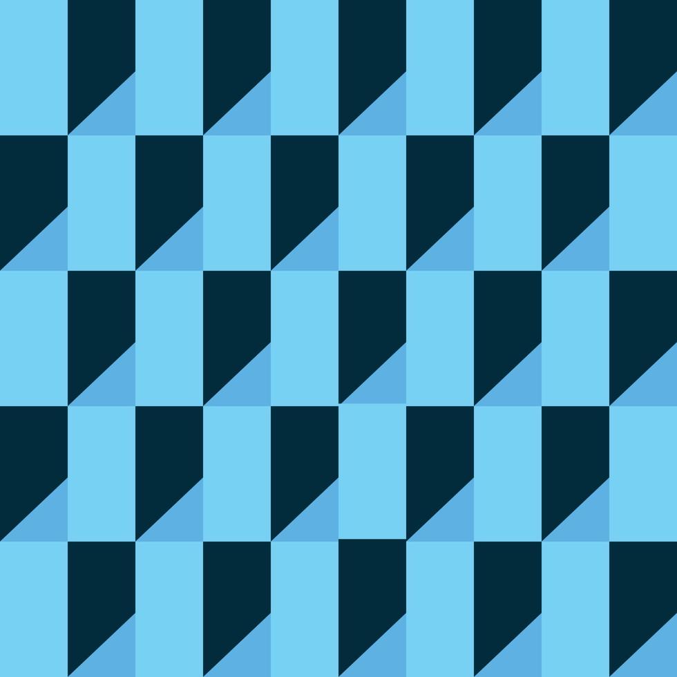 blu rettangolare 3d forme vettore