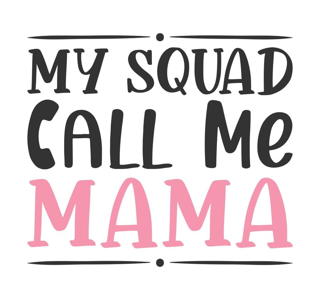 mio squadra chiamata me mamma svg t camicia design vettore