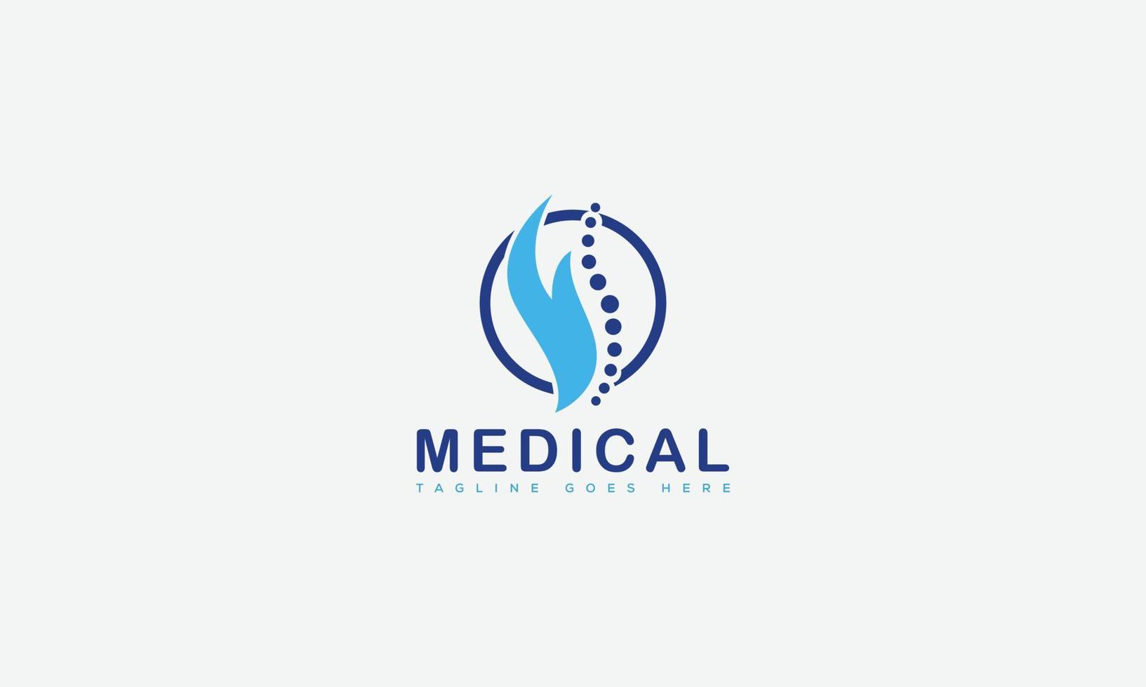 medico logo design modello vettore grafico il branding elemento.