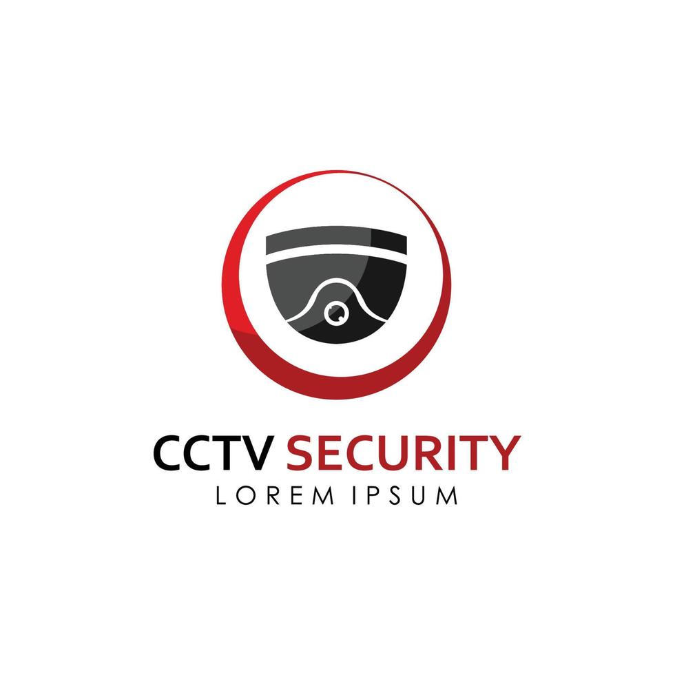 cctv tecnologia e sicurezza logo modello. vettore