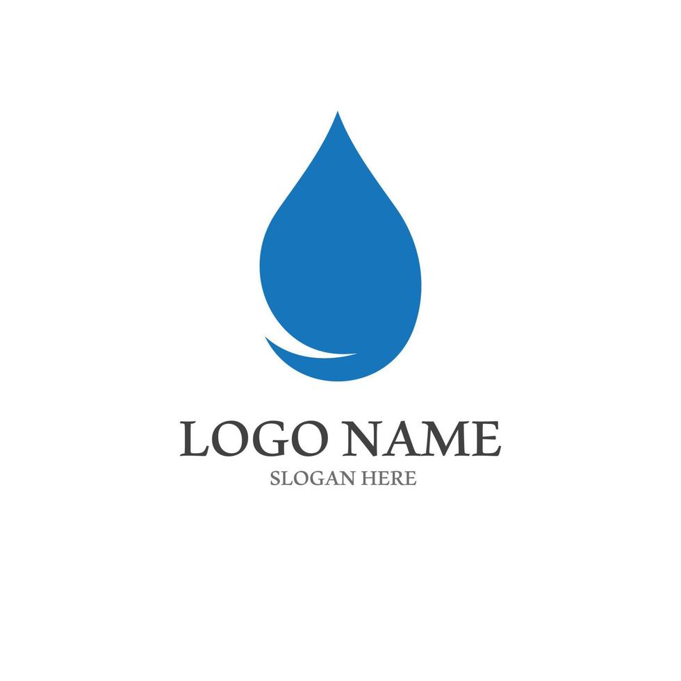 acqua far cadere logo, un' logo con un' concetto stile vettore illustrazione modello su un' bianca isolato sfondo.