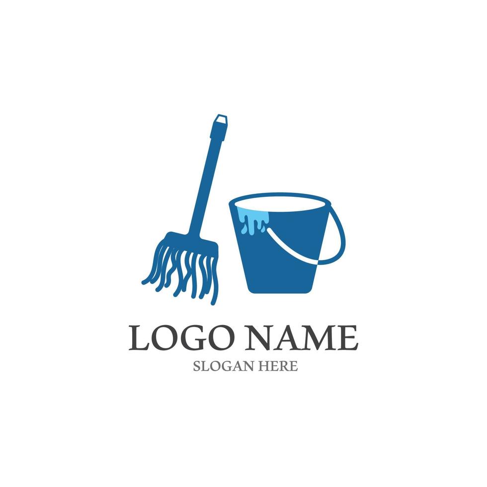 pulizia logo con vettore illustrazione simbolo modello